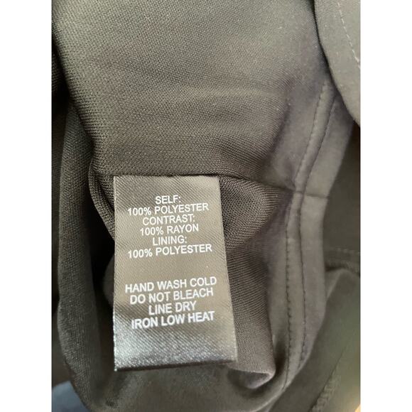 Lulus Lots of Love Black Strapless Midi Dress ruffle pockets solid sexy Sz XS - Picture 7 of 7